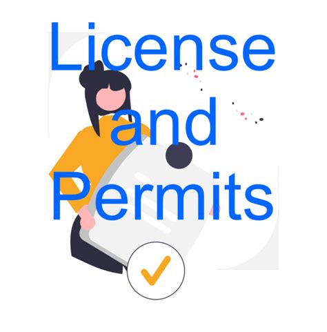 Apply for a License or Permit .
